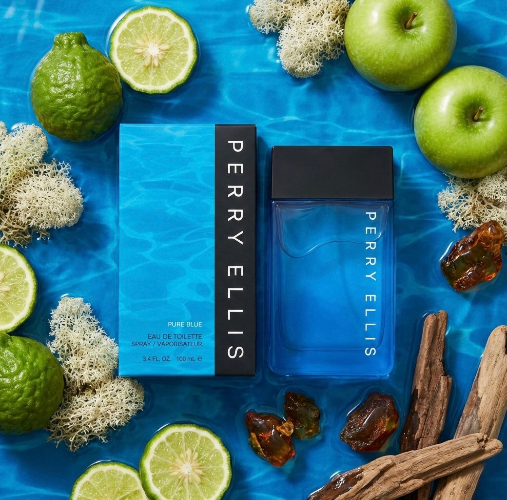 Perry Ellis Pure Blue EDT 3.4 Oz