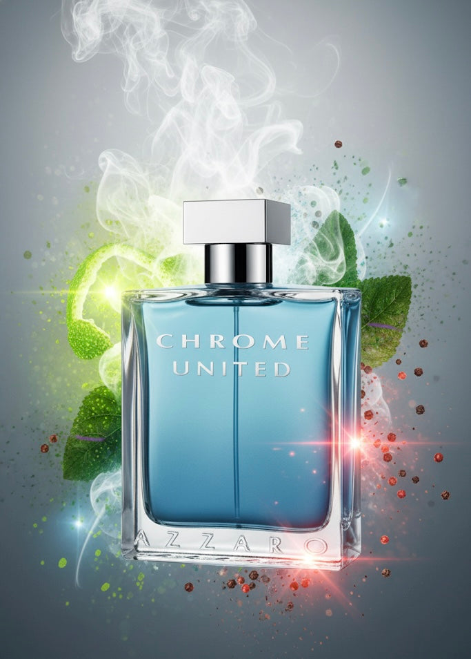 Azzaro Chrome United EDT 3.4 Oz