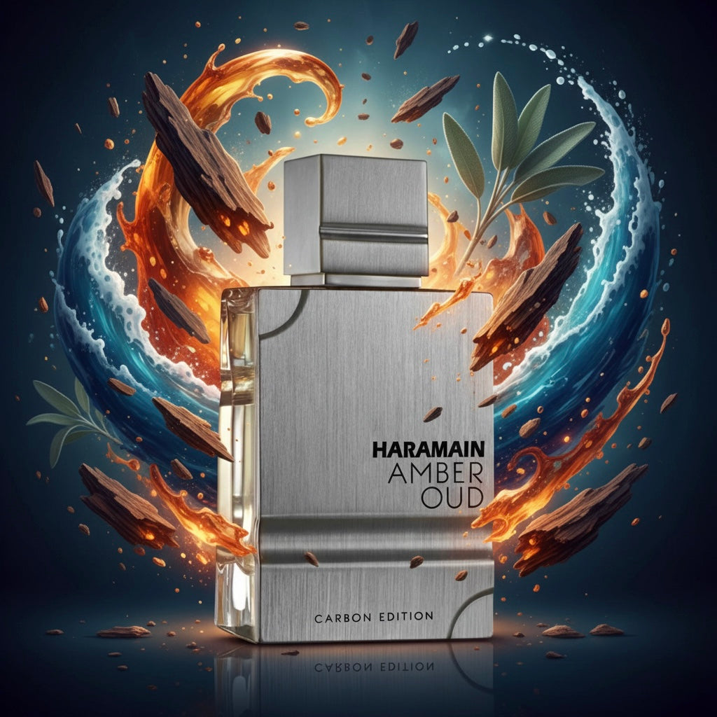 Al Haramain Amber Oud Carbon & Gold Edition EDP 6.7 - 1 Oz