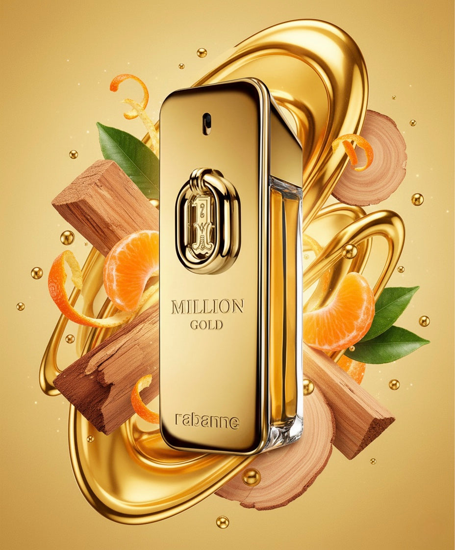 Paco Rabanne Million Gold Intense EDP & Parfum 3.4 Oz