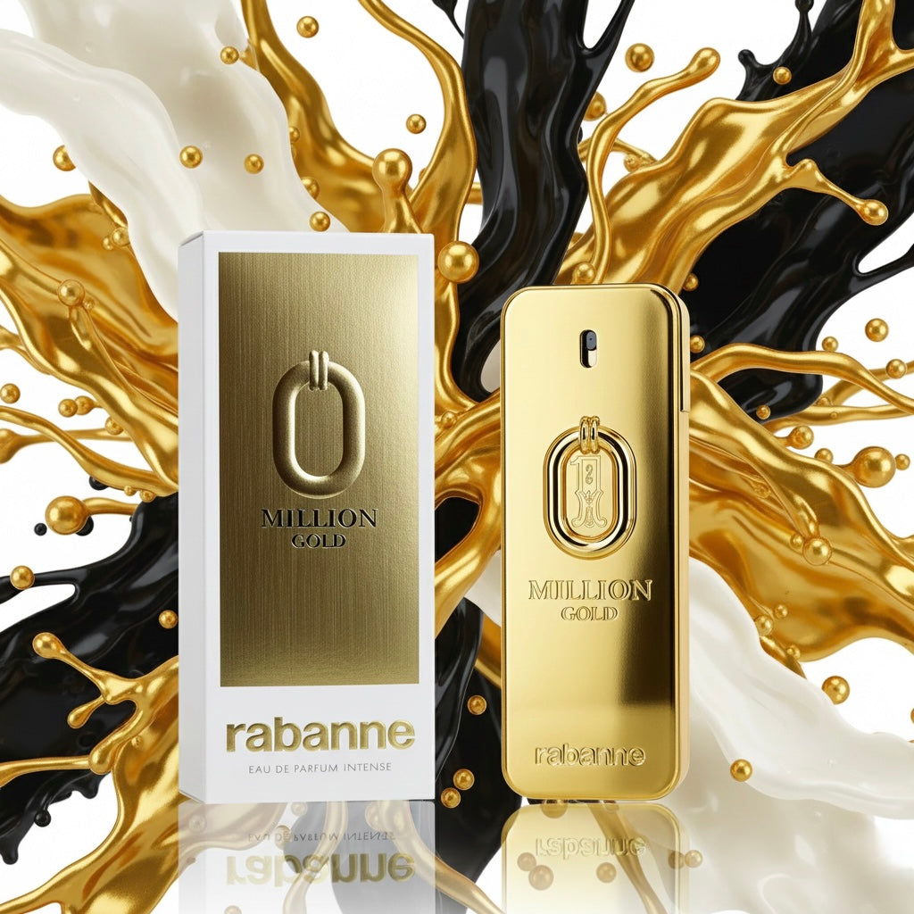 Paco Rabanne Million Gold Intense EDP & Parfum 3.4 Oz